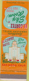 Matchbook Cover - El Cortez Hotel San Diego CA