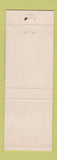 Matchbook Cover - Family Dining Room Ludlow MA