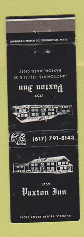 Matchbook Cover - Paxton Inn MA WEAR