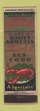 Matchbook Cover - Victory Lunch Springfield MA lobster WEAR
