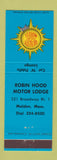 Matchbook Cover - Quality Court Motels Robin Hood Motor Lodge Malden MA