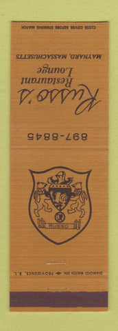 Matchbook Cover - Russo's Restaurant Lounge Maynard MA
