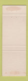 Matchbook Cover - Le Sorelle Restaurant Wrentham MA YELLOW WEAR