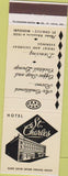 Matchbook Cover - Hotel St Charles MO