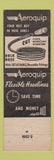 Matchbook Cover - Aeroquip Hose Lines WM Steele Worcester MA