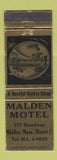 Matchbook Cover - Malden Motel MA WEAR