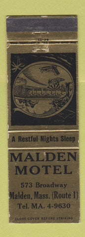 Matchbook Cover - Malden Motel MA WEAR