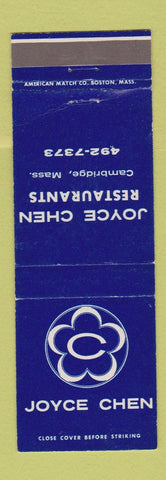Matchbook Cover - Joyce Chen Restaurants Cambridge MA