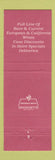 Matchbook Cover - Super Wine Liquor Denver Colorado