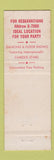 Matchbook Cover - Blinstrub's Village South Boston MA