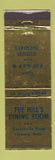 Matchbook Cover - Hill's Dining Room Hyannis MA WORN