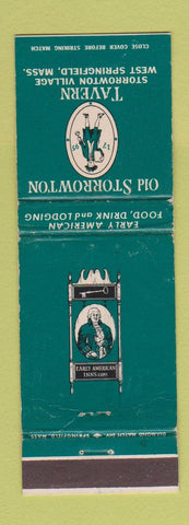 Matchbook Cover - Old Storrowton Tavern West Springfield MA WEAR