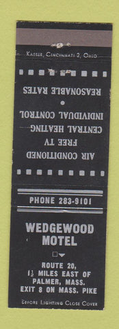 Matchbook Cover - Wedgewod Motel Palmer MA