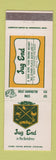 Matchbook Cover - Jug End Great Barrington MA