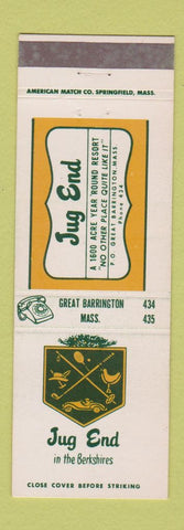 Matchbook Cover - Jug End Great Barrington MA