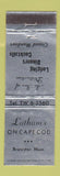 Matchbook Cover - Latham's Brewster MA restaurant