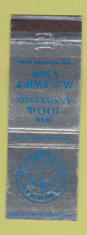 Matchbook Cover - MC Swift Son New Bedford MA 1950