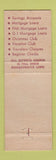 Matchbook Cover - Bay State Savings Bank Worcester MA