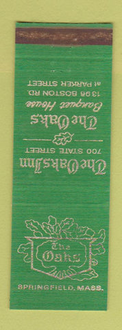 Matchbook Cover - Oaks Inn Springfield MA WEAR