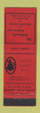 Matchbook Cover - Silhouette Restaurant Newtonville MA MERCHANTS girlie