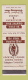 Matchbook Cover - Ye Olde Oyster Bar Fitchburg MA
