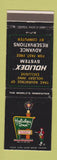 Matchbook Cover - Holiday Inn Denver Colorado North