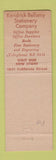 Matchbook Cover - Kendrick Bellamy Stationery Denver Colorado WWII