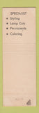 Matchbook Cover - Mark Salon Coiffeurs North Adams MA Girlie