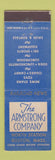 Matchbook Cover - Armstrong Company Boston MA Railroad News