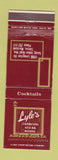 Matchbook Cover - Lyle's Steak House Silesia MD WEAR