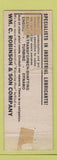 Matchbook Cover - Autoline oil gas Baltimore MD
