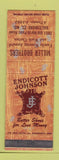 Matchbook Cover - Miller Bros Clothes Endicott Johnson Baltimore MD