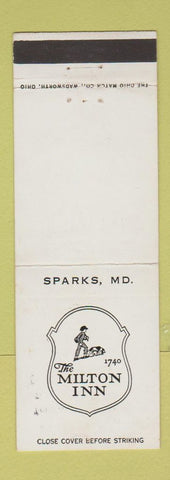 Matchbook Cover - Milton Inn Sparks MD