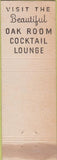 Matchbook Cover - Hotel Brooks Brattleboro VT