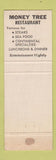 Matchbook Cover - Money Tree Restaurant Toluca Lake CA WEAR