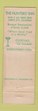 Matchbook Cover - Hunters' Inn Temple City CA WEAR