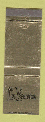 Matchbook Cover - La Venta Restaurant Palos Verdes Estates CA