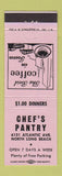 Matchbook Cover - Chef's Pantry North Long Beach CA LAVENDER