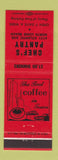 Matchbook Cover - Chef's Pantry North Long Beach CA RED