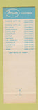 Matchbook Cover - Forum Cafeterias Lakewood CA