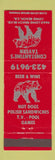 Matchbook Cover - Constantine's Tavern Long Beach CA billiards Polish