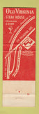 Matchbook Cover - Old Virginia Restaurant South Pasadena CA
