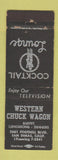 Matchbook Cover - Western Chuck Wagon San Dimas CA
