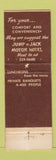 Matchbook Cover - Jump n Jack Restaurant Torrance CA WEAR