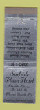 Matchbook Cover - Surfside Plaza Hotel Miami Beach FL WEAR