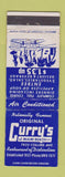 Matchbook Cover - Curry's Restaurant Miami Beach FL