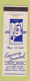 Matchbook Cover - Causeway Terminal Yacht Basin Miami Beach FL