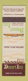 Matchbook Cover - Desert Inn Miami Beach FL