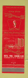 Matchbook Cover - Shore Club Hotel Miami Beach FL