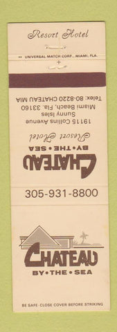 Matchbook Cover - Chateau by the Sea Resort Hotel Miami Beach FL